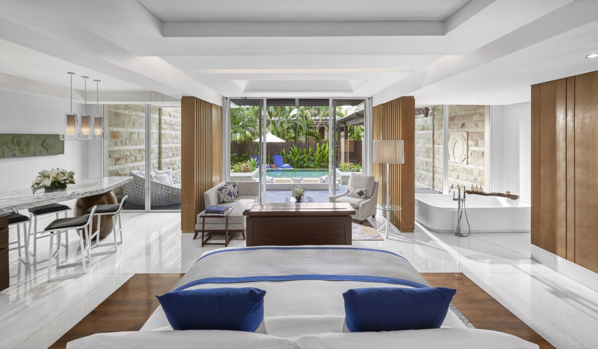 room 2021 Honeymoon Suite Plunge Pool Bedroom