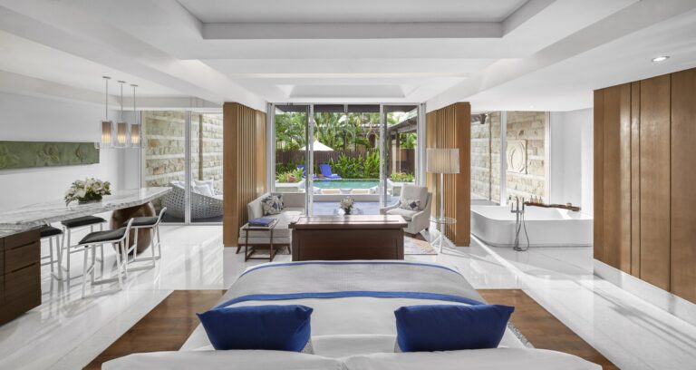 room 2021 Honeymoon Suite Plunge Pool Bedroom