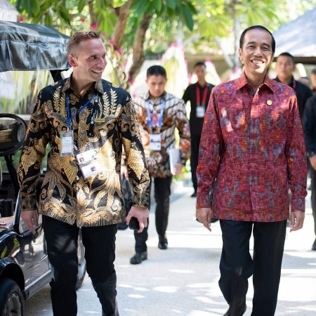 Bapak Sylvain and Bapak Jokowi